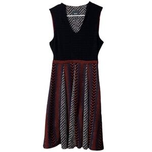 Maeve Anthropologie Carolina Black a Multicolored Size 6 Sleeveless Dress